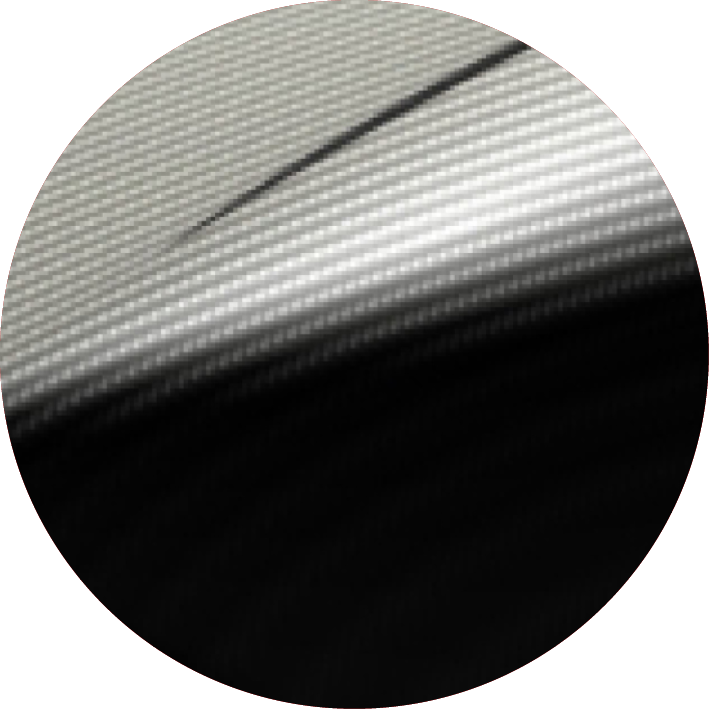 Carbon fiber Small logo red stripe